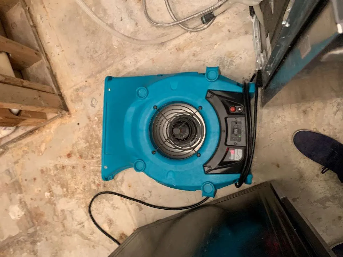 Air mover drying equipment for Mold Remediation & Removal in Dubuque